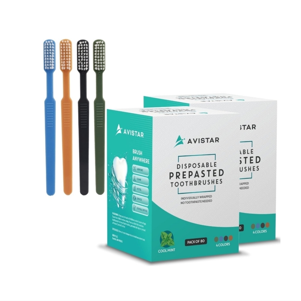160 Prepasted Disposable Toothbrushes